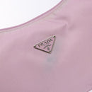 PRADA Hand Bag Nylon Pink Auth 140798-18