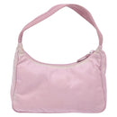 PRADA Hand Bag Nylon Pink Auth 140798-2