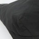 PRADA Tote Bag Nylon Black Silver Auth 140799-14
