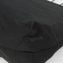 PRADA Tote Bag Nylon Black Silver Auth 140799-15