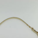 Miu Miu Hand Bag Leather 2way Ivory Gold Auth 140806-14