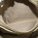 Miu Miu Hand Bag Leather 2way Ivory Gold Auth 140806-22