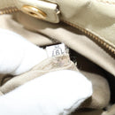 Miu Miu Hand Bag Leather 2way Ivory Gold Auth 140806-12