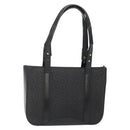CELINE C Macadam Canvas Tote Bag Black Gold Auth 140814-1