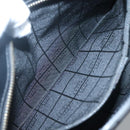 CELINE C Macadam Canvas Tote Bag Black Gold Auth 140814-20