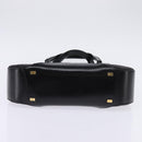 CELINE C Macadam Canvas Tote Bag Black Gold Auth 140814-6