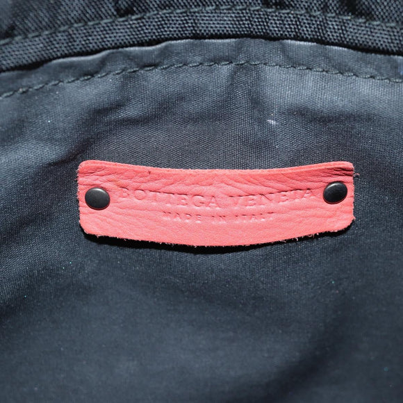 BOTTEGA VENETA Tote Bag Nylon Black Red Auth 140820V