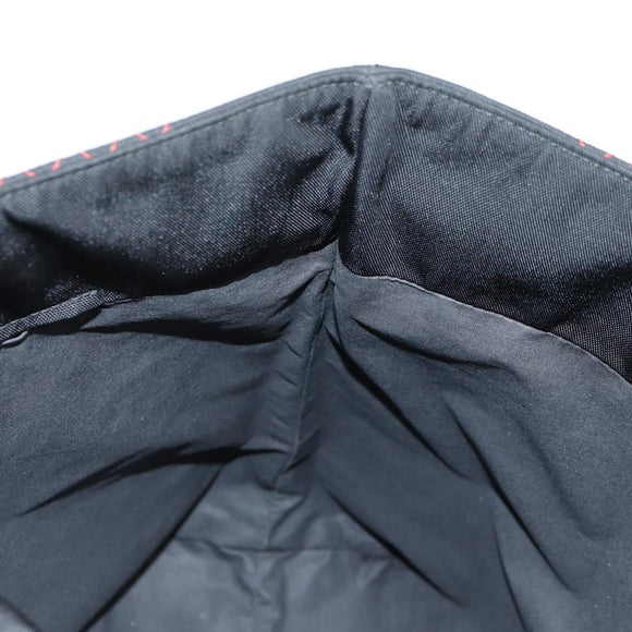 BOTTEGA VENETA Tote Bag Nylon Black Red Auth 140820V