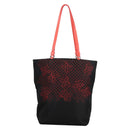 BOTTEGA VENETA Tote Bag Nylon Black Red Auth 140820V-13
