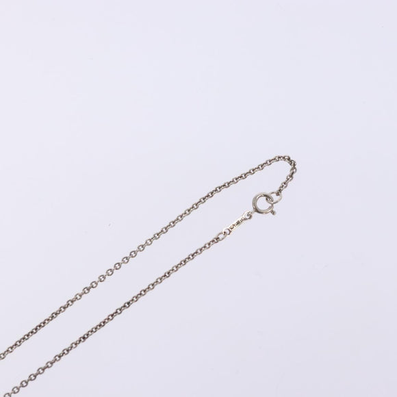 TIFFANY&Co. Open Heart Necklace Ag925 Silver Auth 140822