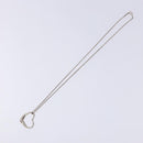 TIFFANY&Co. Open Heart Necklace Ag925 Silver Auth 140822-2