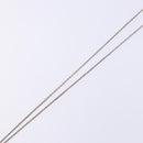 TIFFANY&Co. Open Heart Necklace Ag925 Silver Auth 140822-5