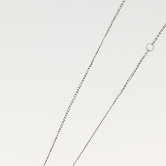 Christian Dior Necklace metal 2Set Silver Auth 140824