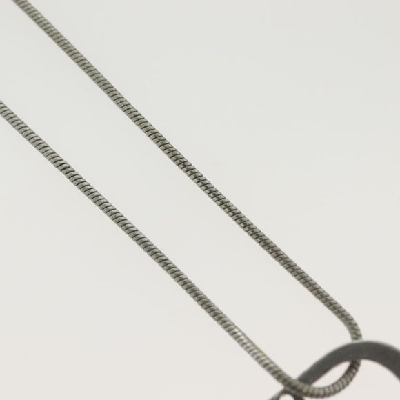 Christian Dior Necklace metal 2Set Silver Auth 140824