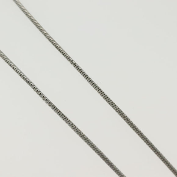 Christian Dior Necklace metal 2Set Silver Auth 140824