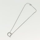 Christian Dior Necklace metal 2Set Silver Auth 140824-17