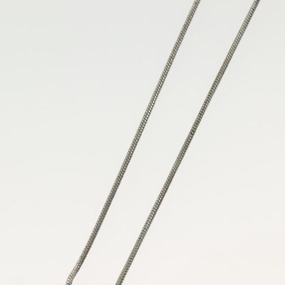 Christian Dior Necklace metal 2Set Silver Auth 140824