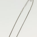 Christian Dior Necklace metal 2Set Silver Auth 140824-20