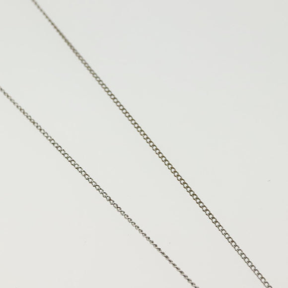 Christian Dior Necklace metal 2Set Silver Auth 140824