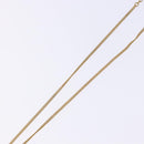 Christian Dior Stone Necklace metal Gold Tone Auth 140828-11