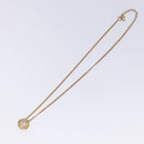 Christian Dior Stone Necklace metal Gold Tone Auth 140828-2