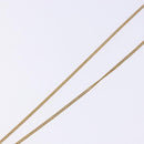 Christian Dior Stone Necklace metal Gold Tone Auth 140828-5