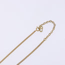 Christian Dior Stone Necklace metal Gold Tone Auth 140828-6
