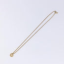 Christian Dior Drop CD Logo Necklace metal Gold Tone Auth 140831-2