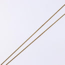 Christian Dior Drop CD Logo Necklace metal Gold Tone Auth 140831-5