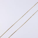 Christian Dior CD Logo Necklace metal Gold Tone Auth 140832-11