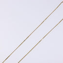 Christian Dior CD Logo Necklace metal Gold Tone Auth 140832-5