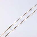 Christian Dior Stone CD Logo Necklace metal Gold Tone Auth 140833-11