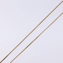 Christian Dior Stone CD Logo Necklace metal Gold Tone Auth 140833-5