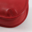 Coach Hand Bag Leather Red Auth 140834V-17