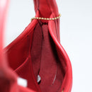 Coach Hand Bag Leather Red Auth 140834V-20