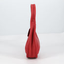 Coach Hand Bag Leather Red Auth 140834V-3