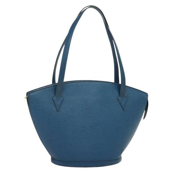 LOUIS VUITTON Epi Saint Jacques Shopping Shoulder Bag Blue M52275 LV Auth 140843