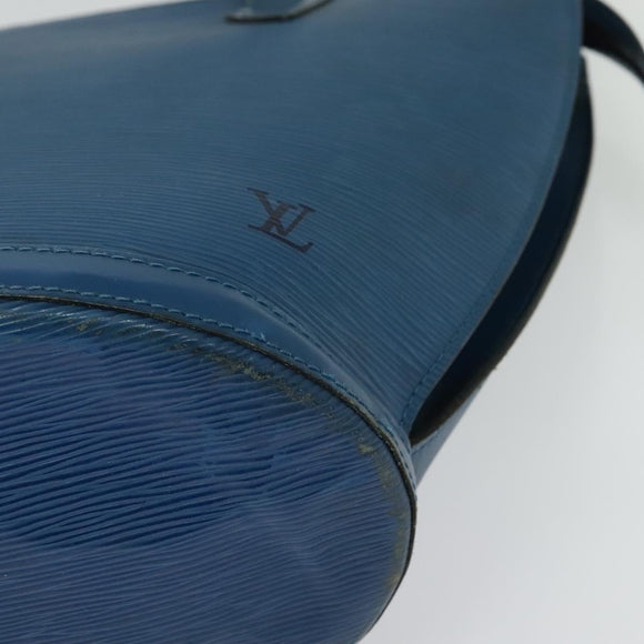 LOUIS VUITTON Epi Saint Jacques Shopping Shoulder Bag Blue M52275 LV Auth 140843