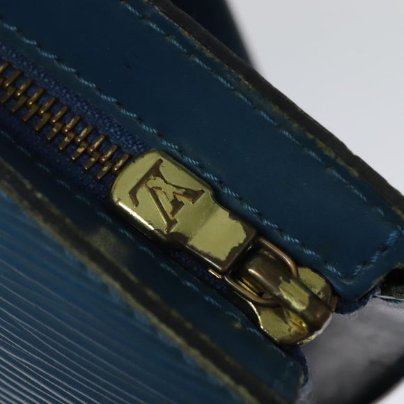 LOUIS VUITTON Epi Saint Jacques Shopping Shoulder Bag Blue M52275 LV Auth 140843