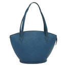 LOUIS VUITTON Epi Saint Jacques Shopping Shoulder Bag Blue M52275 LV Auth 140843-13