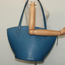 LOUIS VUITTON Epi Saint Jacques Shopping Shoulder Bag Blue M52275 LV Auth 140843-21