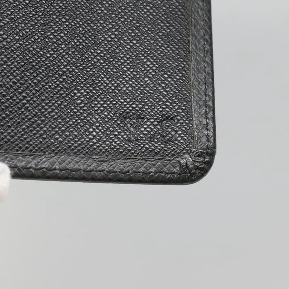 LOUIS VUITTON Taiga Agenda GM Day Planner Cover Black R20232 LV Auth 140844