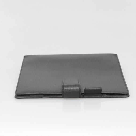 LOUIS VUITTON Taiga Agenda GM Day Planner Cover Black R20232 LV Auth 140844