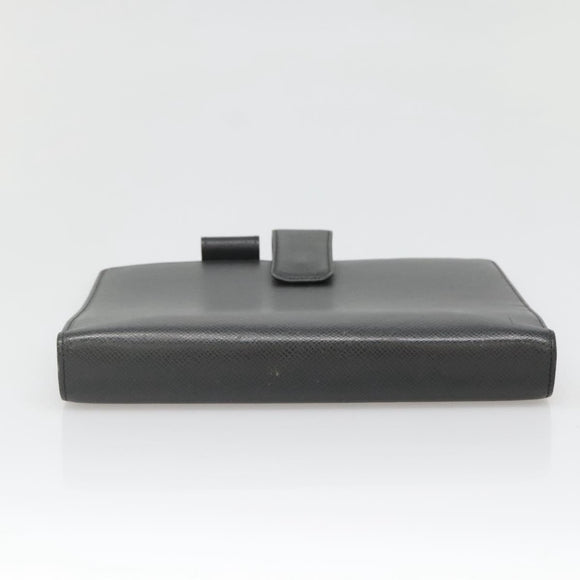 LOUIS VUITTON Taiga Agenda GM Day Planner Cover Black R20232 LV Auth 140844