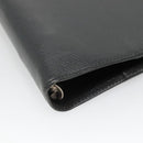 LOUIS VUITTON Taiga Agenda GM Day Planner Cover Black R20232 LV Auth 140844-9