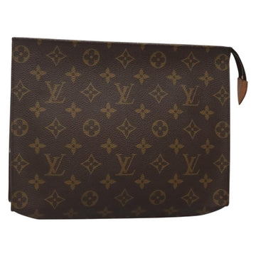 LOUIS VUITTON Monogram Poche Toilette 26 Pouch M47542 LV Auth 140845