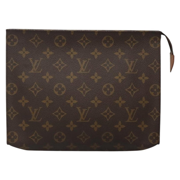 LOUIS VUITTON Monogram Poche Toilette 26 Pouch M47542 LV Auth 140845