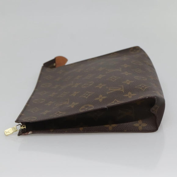 LOUIS VUITTON Monogram Poche Toilette 26 Pouch M47542 LV Auth 140845