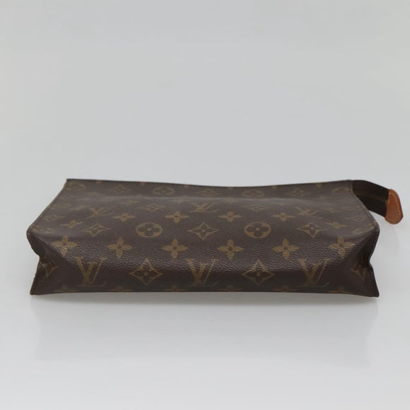 LOUIS VUITTON Monogram Poche Toilette 26 Pouch M47542 LV Auth 140845
