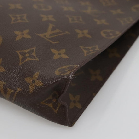 LOUIS VUITTON Monogram Poche Toilette 26 Pouch M47542 LV Auth 140845